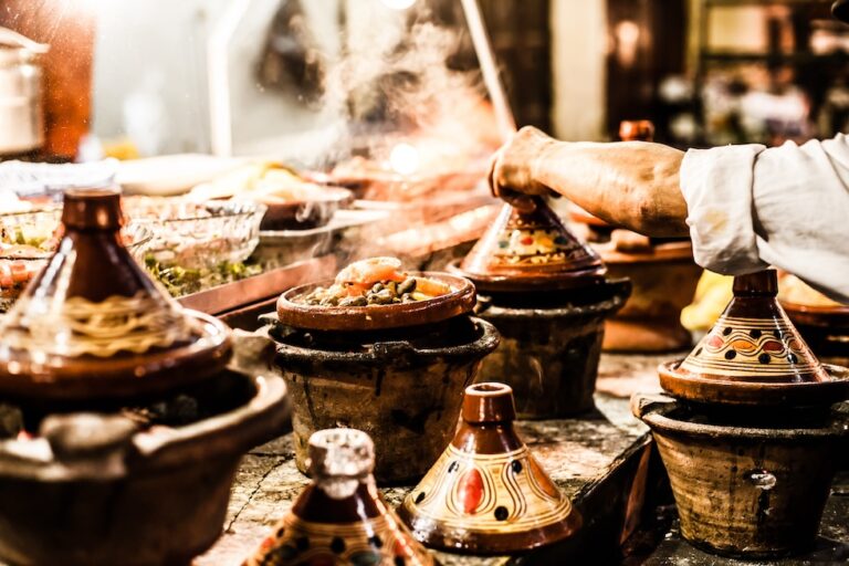 Tagine er fast innslag på menyen overalt i Marokko