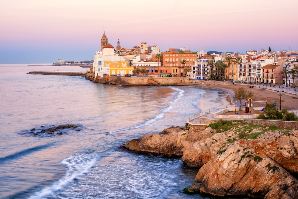 Sitges er en populær ferieby rett sør for Barcelona