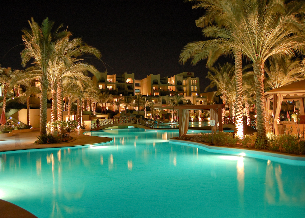 I Egypt bor du på vakre hotell med all inclusive