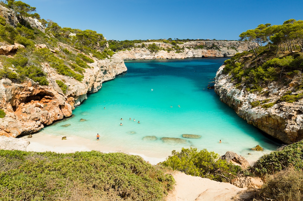 Cala des Moro er bare en av mange svært vakre strender på Mallorca