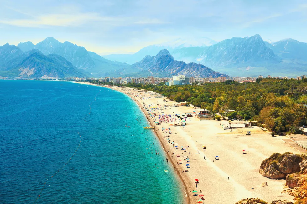 Antalya-området er den Tyrkiske rivieraen 